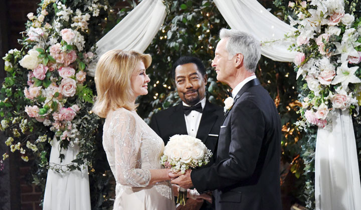 John and Marlena's wedding ceremony begins